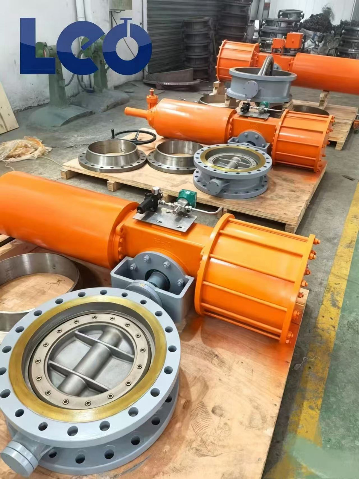 Pneumatic Triple-Offset Hard-Sealing Butterfly Valve