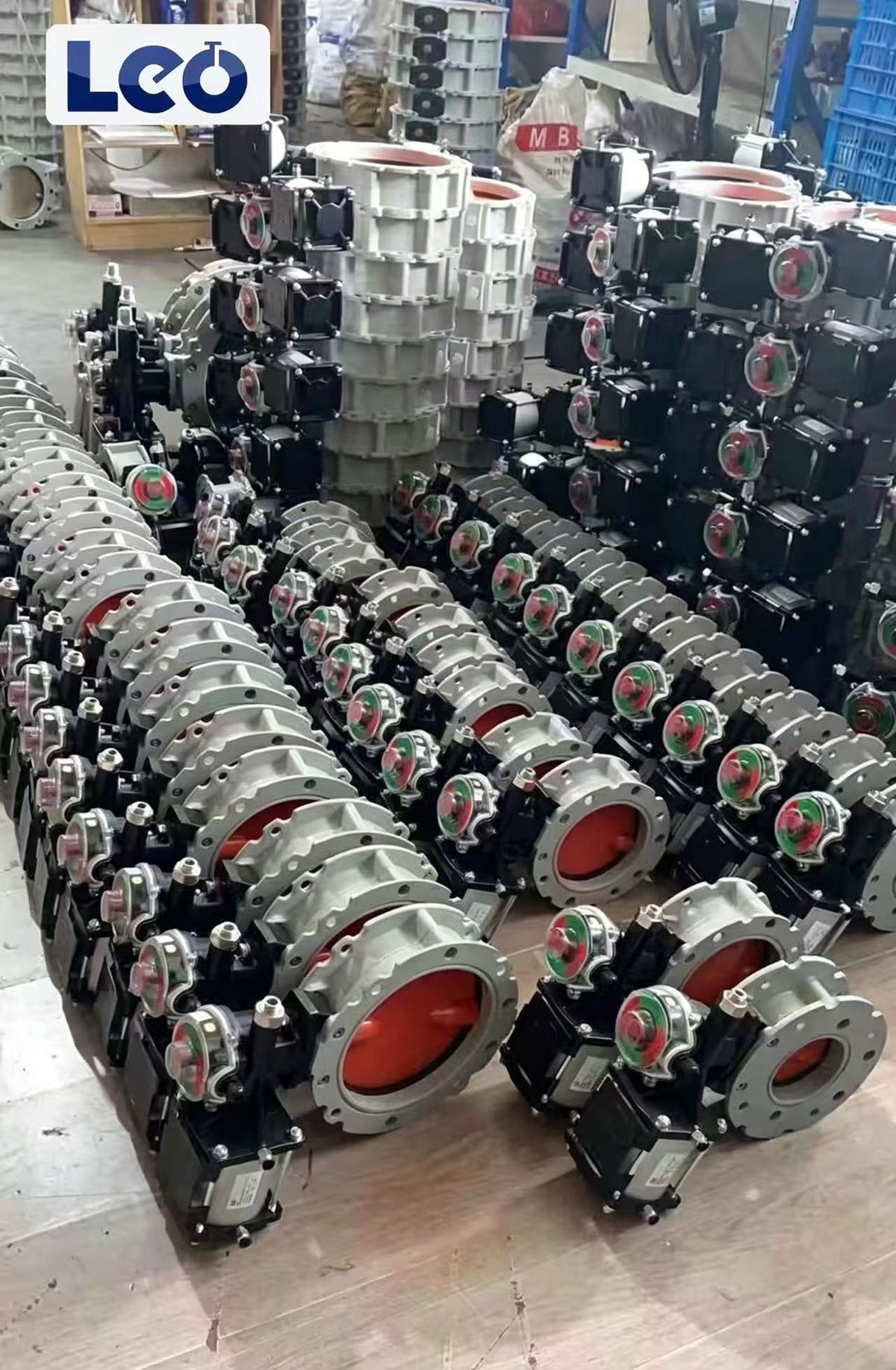 Pneumatic Dust Butterfly Valve with Aluminum Alloy Body